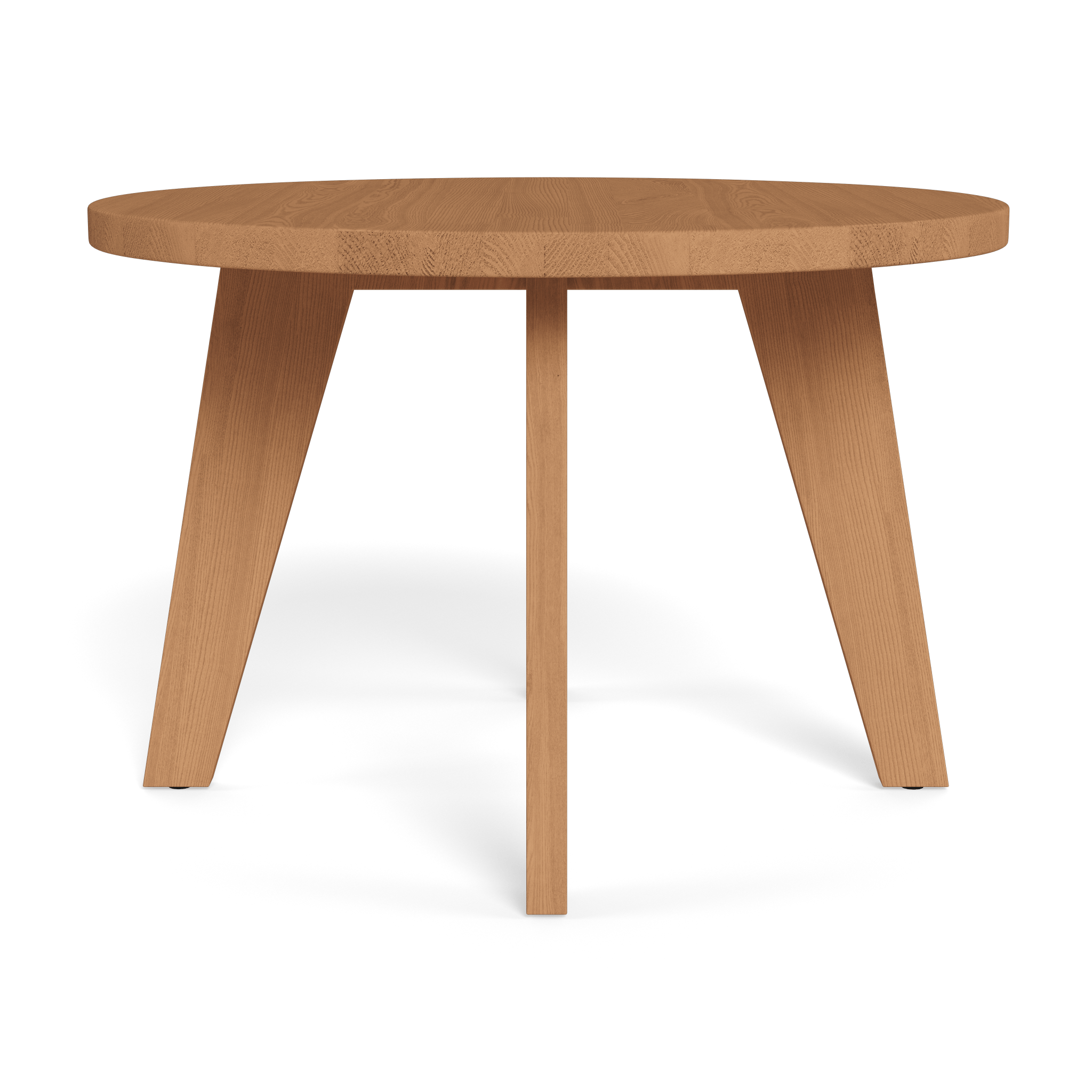 Modern Round Coffee Table - Solid Wood Noosa Design for Living Room, Lounge & Office - Stylish & Durable Home Decor Centerpiece