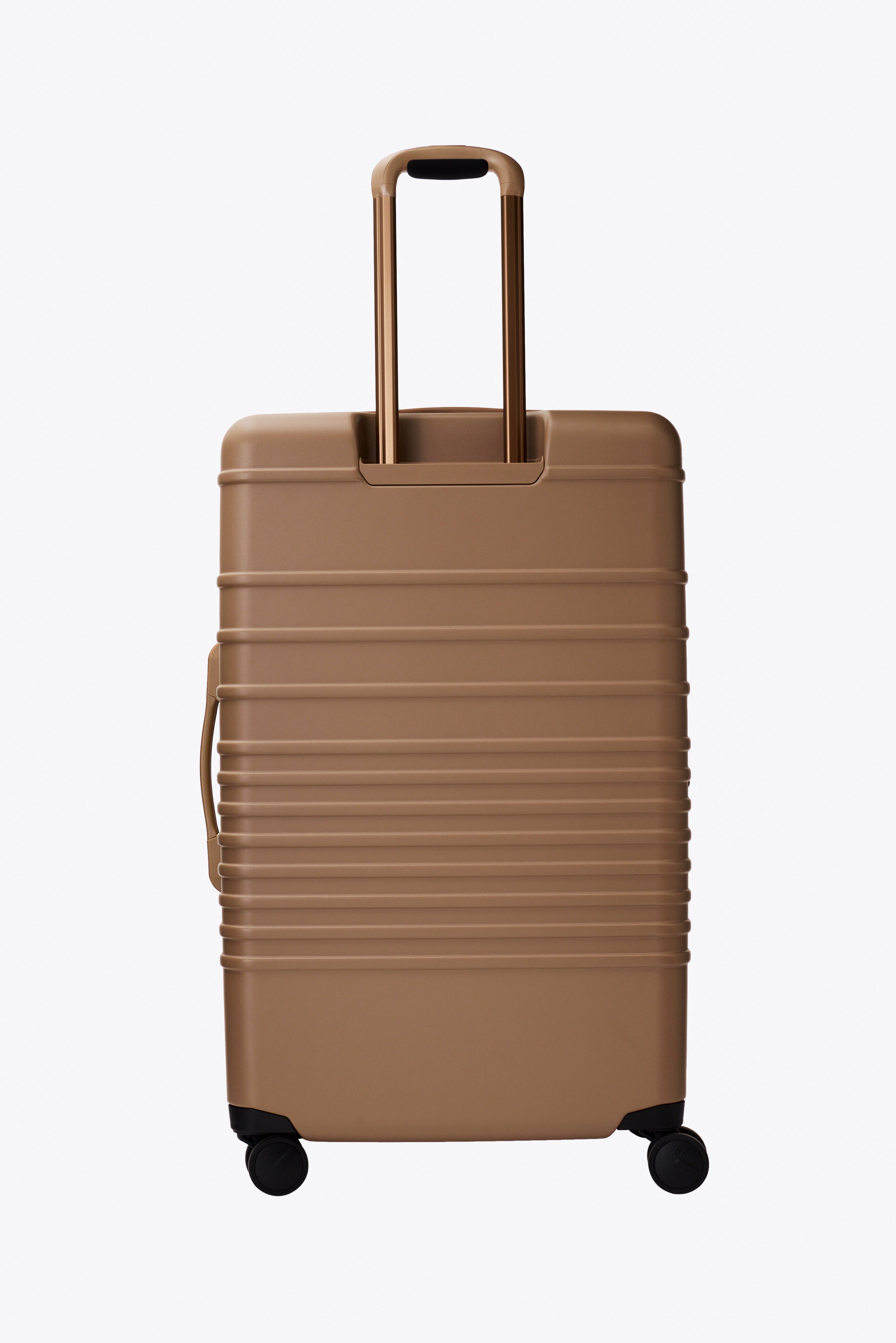 Large Check-In Roller Suitcase in Camel Color - Spacious & Durable Travel Luggage for Business Trips, Vacations & Long Journeys