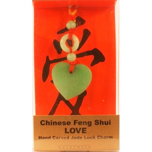 Feng Shui Jade Charm for Love & Harmony - Attract Positive Energy & Romance - Perfect for Home, Office & Meditation Spaces