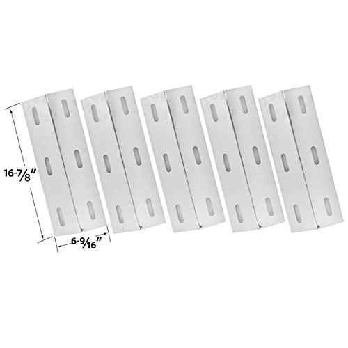 Ducane Gas Grill Replacement Kit - 5 Stainless Steel Burners & Heat Plates for Models 30400040, 30538401 | Durable BBQ Parts for Outdoor Cooking & Grilling