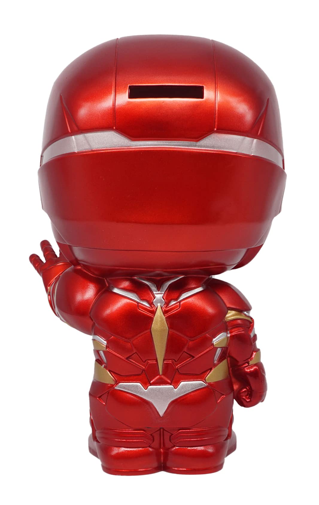 Marvel Iron Man Figural Bank - Collectible Superhero Money Box for Kids & Adults | Perfect for Home Decor, Office Desk, and Marvel Fan Gifts