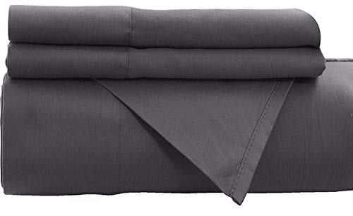 100% Cotton Queen Pillowcases Set of 2 - Gray for Bedroom Decor