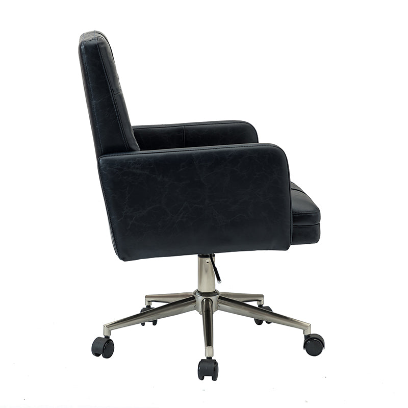 Ergonomic Leo Task Chair - Adjustable Office Chair with Lumbar Support for Home & Office Workspaces - Perfect for Long Hours of Sitting, Computer Work, and Study Sessions