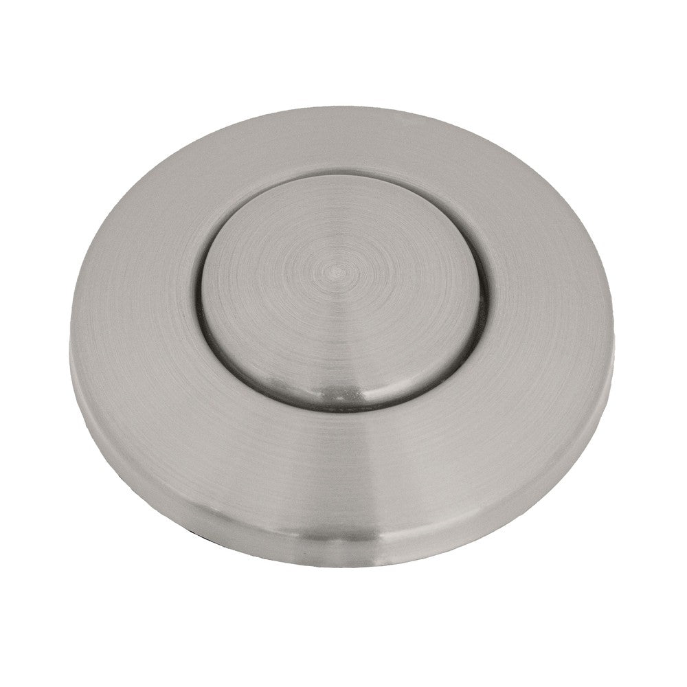 ZLINE Brushed Nickel Air Switch Button for Garbage Disposal - Easy Install Kitchen Sink Waste Disposal Control with Durable Metal Construction (Perfect for Home Kitchen & Commercial Use)