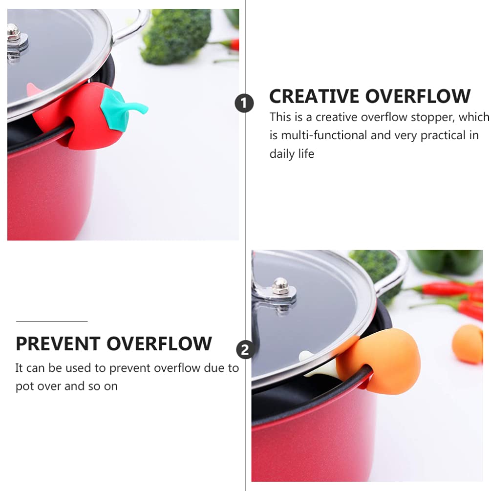 Cabilock 4-Piece Silicone Pot Lid Holder Set - Steam Venting, Spill-Proof Kitchen Tool for Cooking, Boiling & Pressure Cooking - Perfect for Stovetop, Instant Pot & Stock Pots