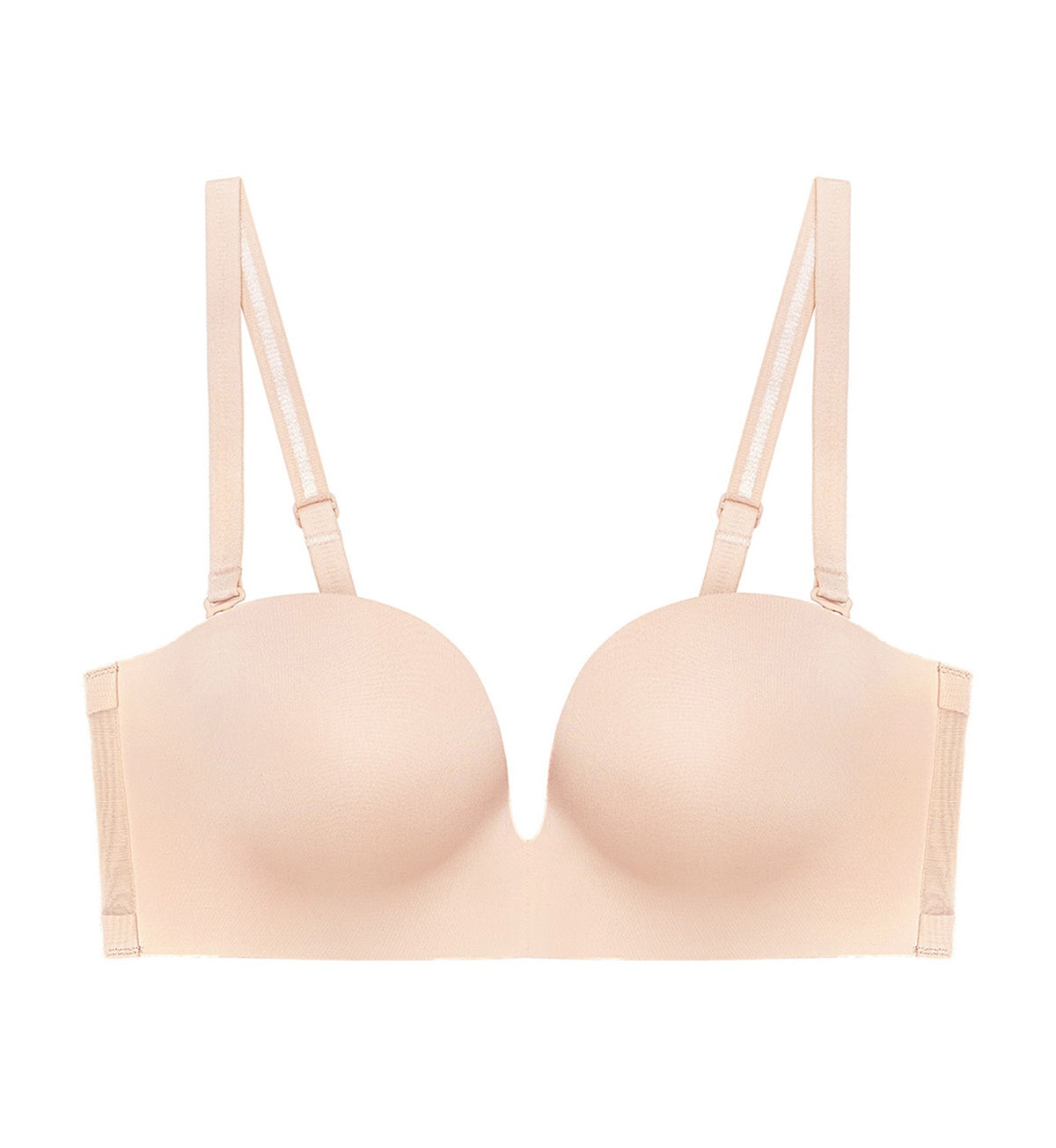 Invisible Inside Out Strapless Bra - Seamless Comfort for Everyday Wear & Special Occasions