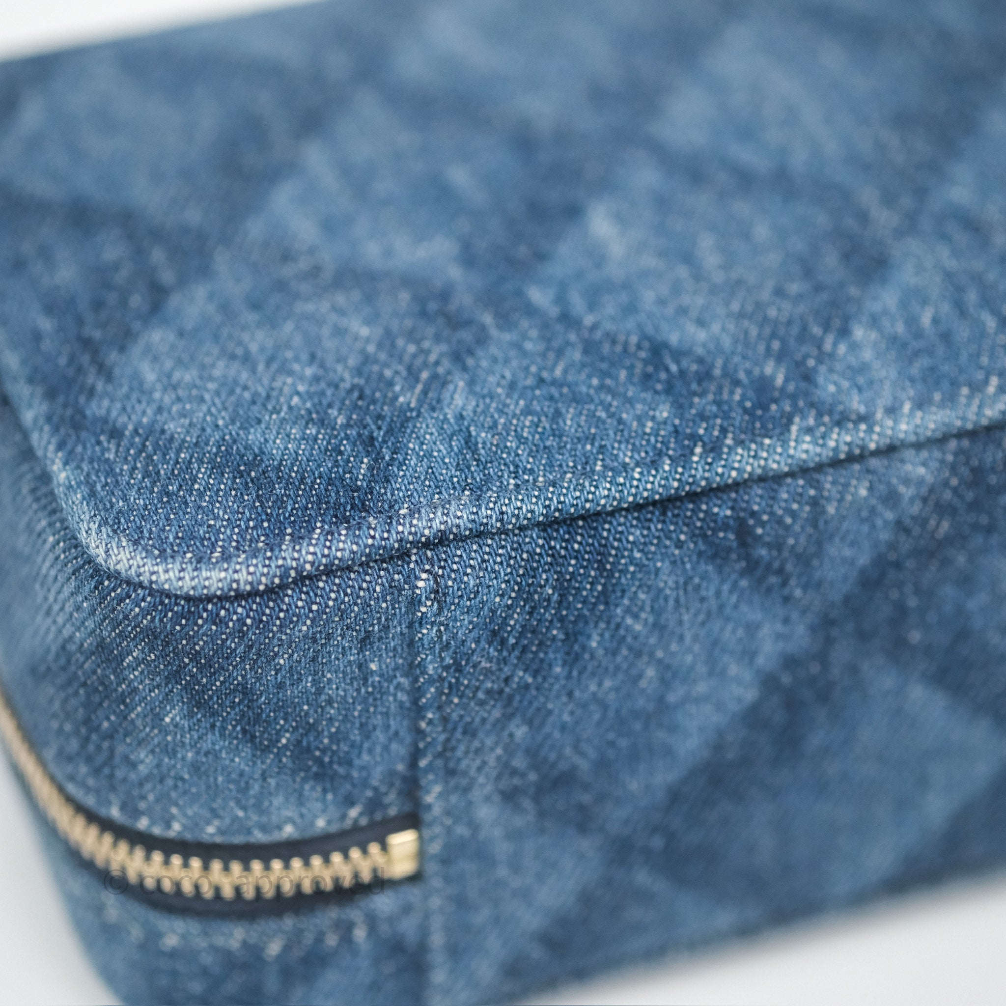 Chanel Quilted Denim Camera Bag with Gold Hardware - Perfect for Everyday Use & Special Occasions