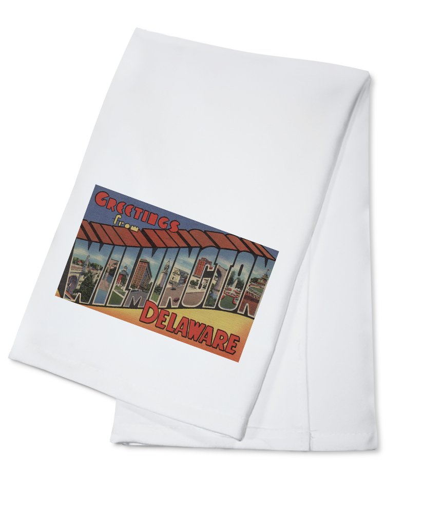 100% Cotton Tea Towel - Decorative Hand Towel for Kitchen & Home | Wilmington Delaware Souvenir | Perfect for Dish Drying, Gift Giving & Farmhouse Decor