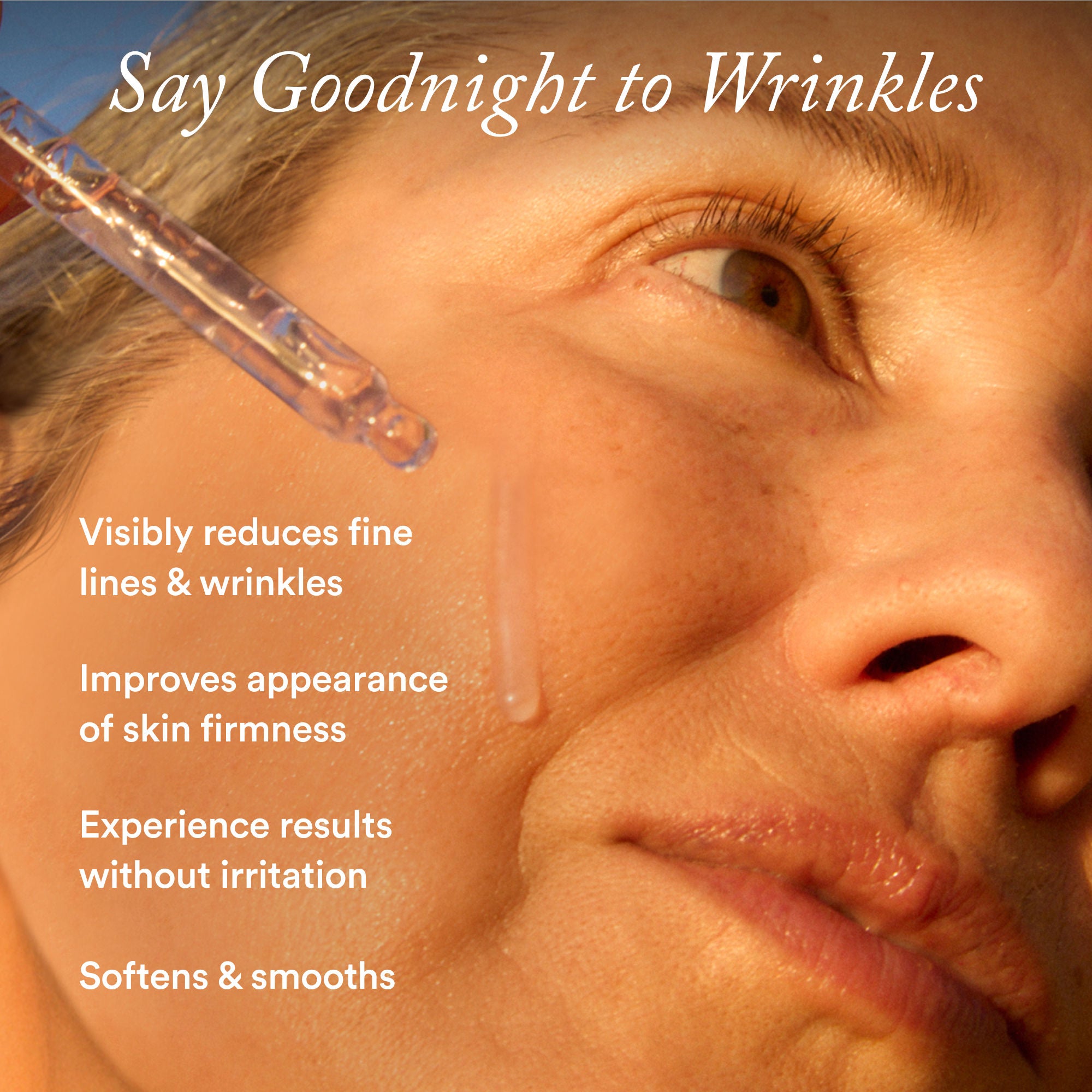 Dream Night Serum with Bio Retinol - Anti-Aging Face Serum for Wrinkles & Fine Lines - Nighttime Skincare Routine for Glowing Skin