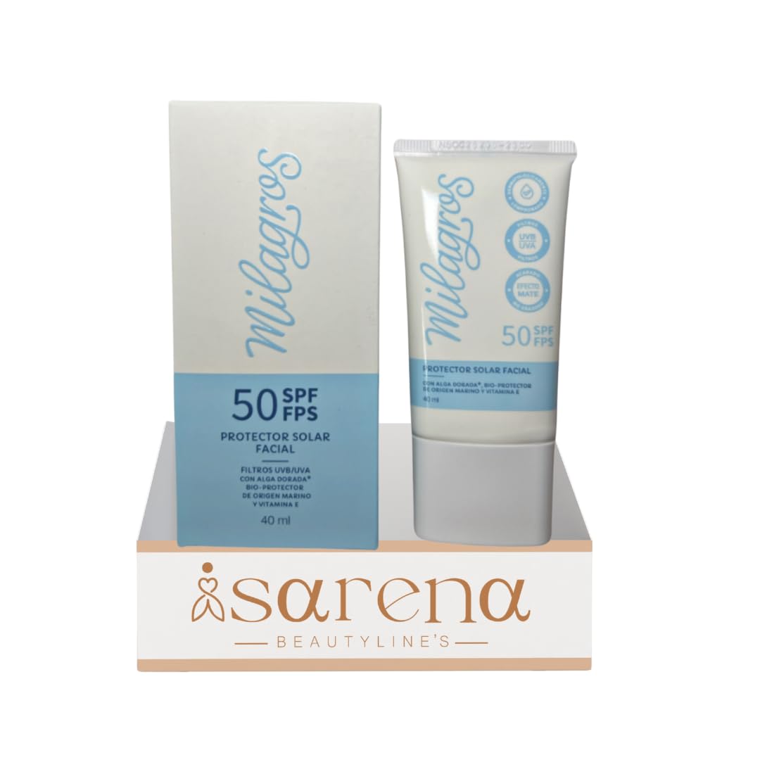 Milagros 40ml Colorless UVA/UVB Sunscreen - Matte Finish, Non-Greasy, Oil-Free SPF Protection | Daily Skincare for Face & Outdoor Activities