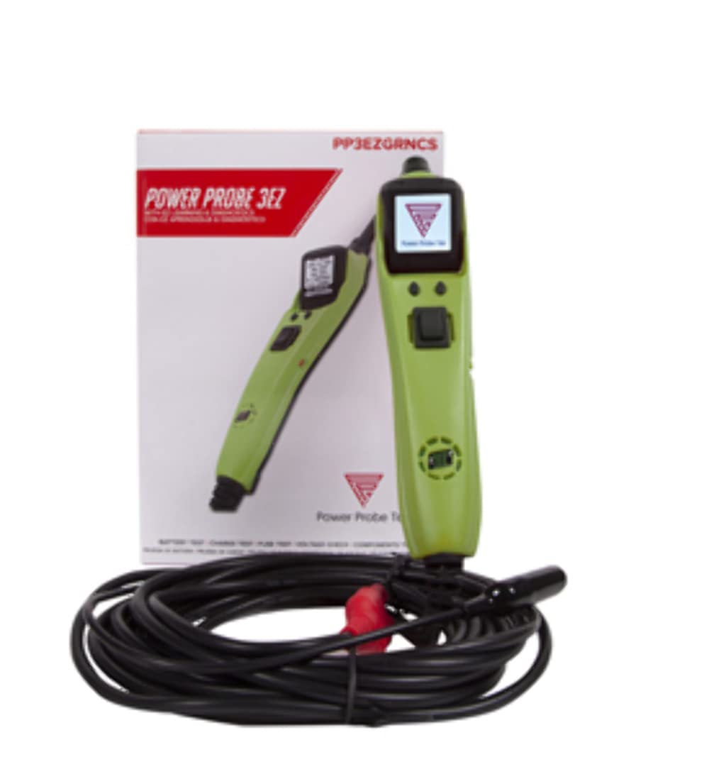 Power Probe PP3EZGRNCS Automotive Circuit Tester with Learning & Diagnostics Mode - 12V/24V Electrical System Testing Tool for Cars, Trucks, Motorcycles - Perfect for Mechanics & DIY Auto Repairs