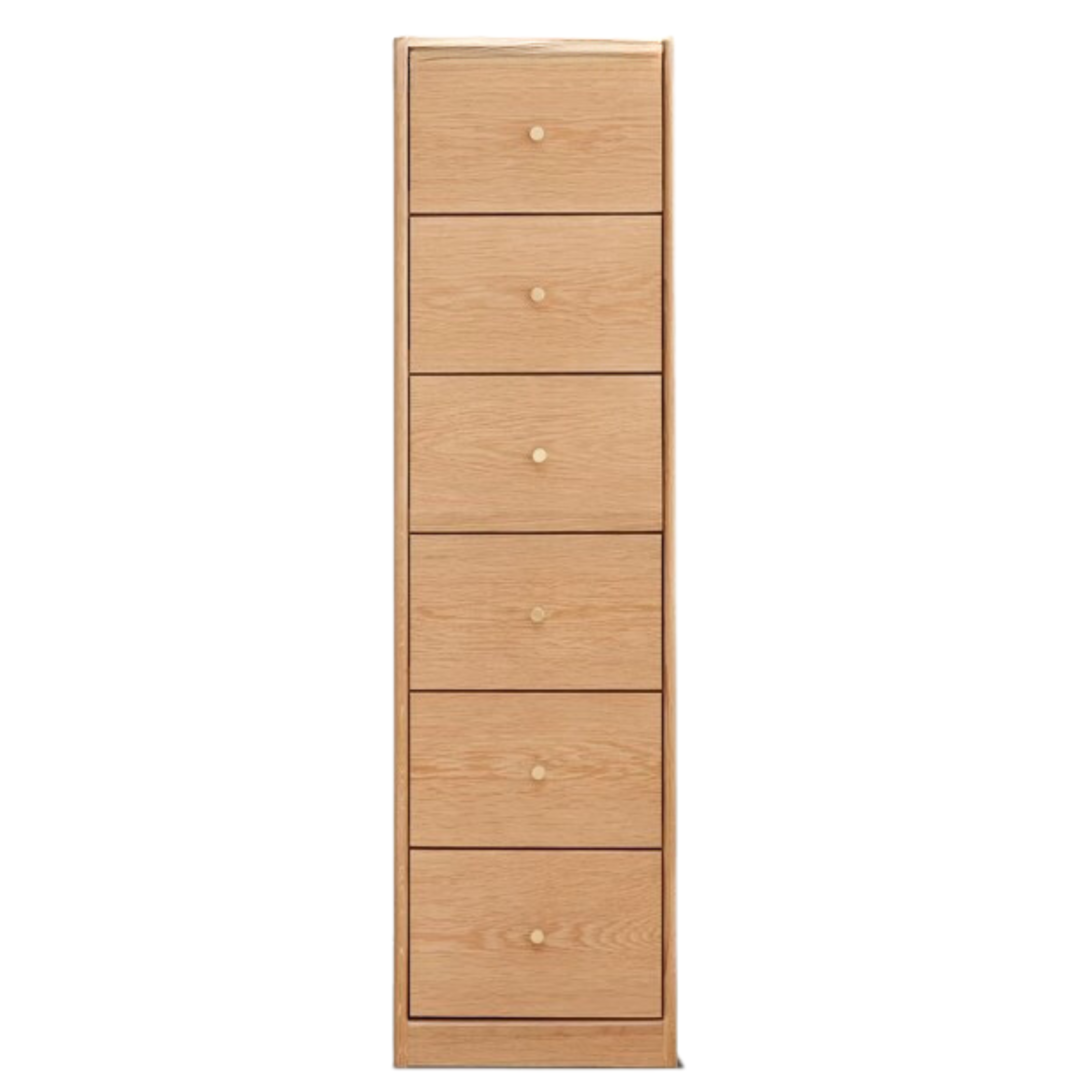 Solid Oak & Beech Wood Side Cabinet - Multi-Functional Storage Organizer for Living Room, Bedroom, or Office