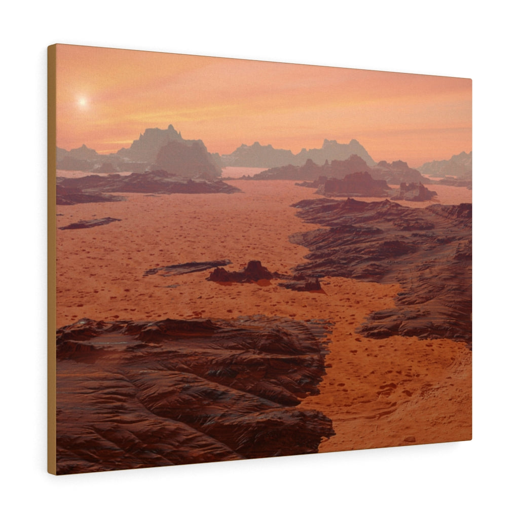 Desert Midwest Wall Art Canvas Print - Modern Home Decor for Living Room, Bedroom & Office - Ready to Hang