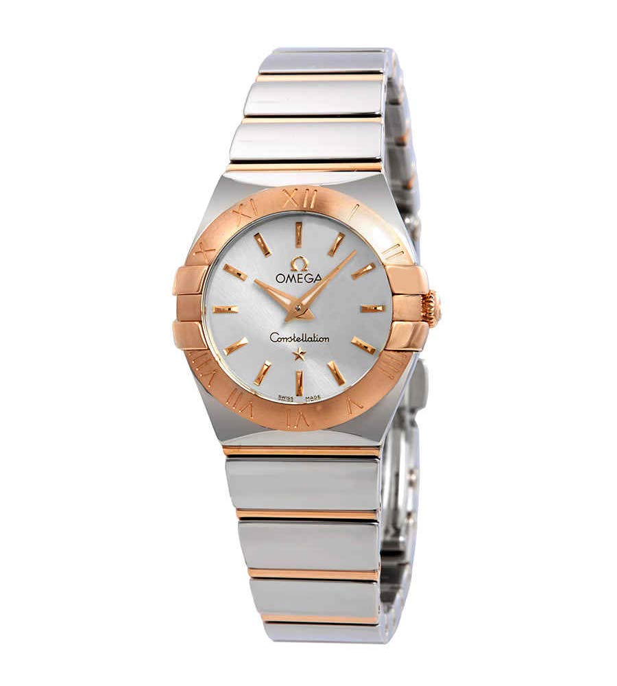 Omega Constellation Silver Dial Ladies Watch 123.20.24.60.02.003 - Luxury Swiss Automatic Women's Watch with Date Function, Stainless Steel Bracelet - Perfect for Business, Formal Events & Special Occasions