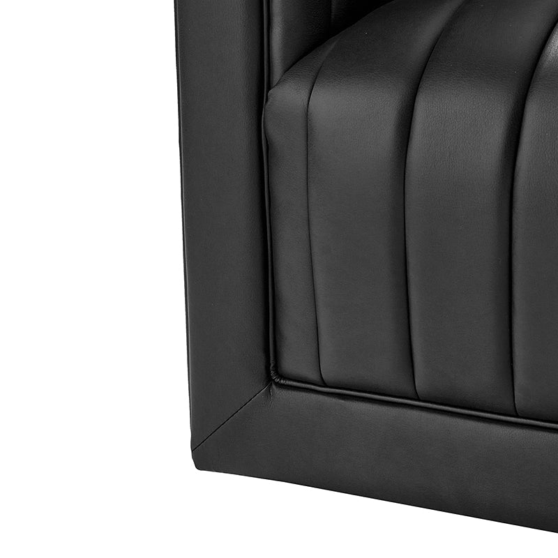 Diego Classic 360 Degree Swivel Office Chair with Square Arms - Ergonomic Desk Chair for Home Office, Gaming, and Conference Room Use