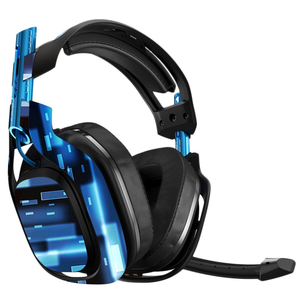 MightySkins Vinyl Decal Wrap Cover for Astro A50 3rd Gen Gaming Headset - Space Blocks Design | Protective, Durable & Customizable Skin | Easy to Apply & Remove | Made in USA | Perfect for Gaming, Streaming & Personalization
