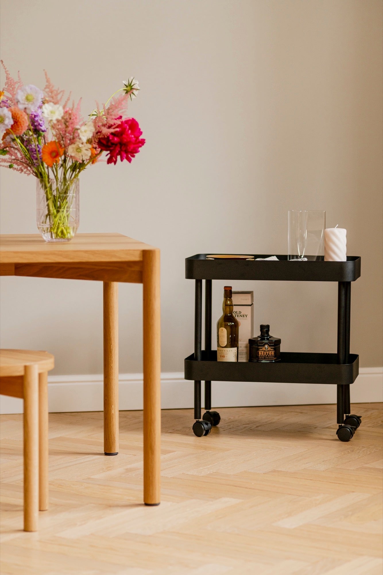 Modern 3-Tier Console Table - Nolle Entryway Sofa Table with Storage Shelf | Perfect for Hallway, Living Room & Small Spaces
