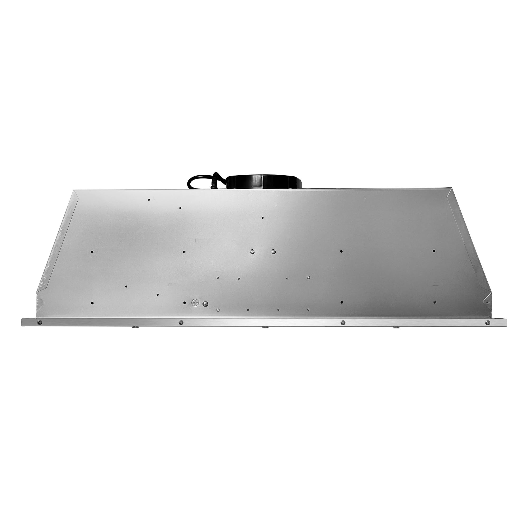 COSMO COS-36IRHP 36-Inch Stainless Steel Ducted Insert Range Hood - 380 CFM, LED Lights & Button Controls | Lumin Collection | Ideal for Modern Kitchens & High-Performance Cooking