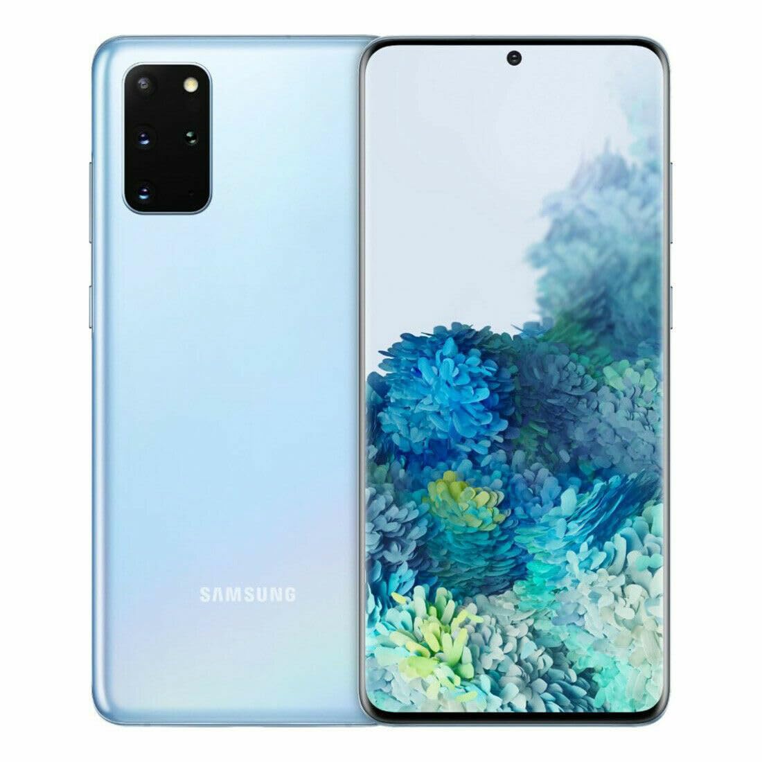 Samsung Galaxy S20+ 5G Unlocked Smartphone - 128GB Storage, Cloud Blue (Renewed) | Fast 5G Android Phone with Premium Camera | Perfect for Streaming, Gaming & Business Use