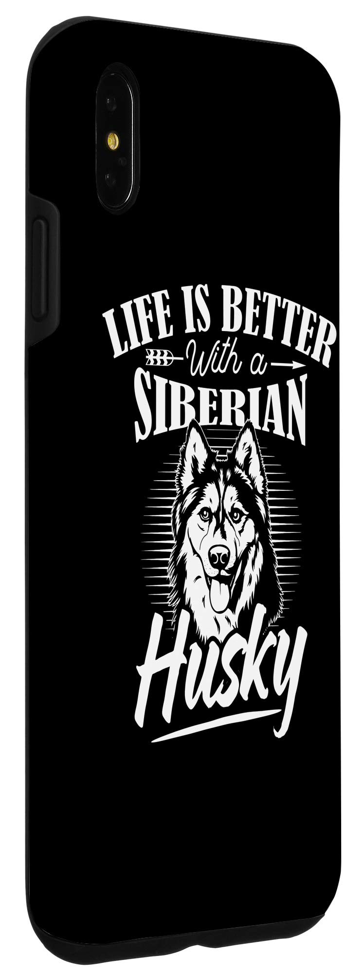 Premium iPhone XS Max Husky-Themed Phone Case - Cute Siberian Husky Design for Dog Lovers | Perfect Gift for Husky Owners | Durable Protective Cover for Daily Use, Travel & Outdoor Adventures