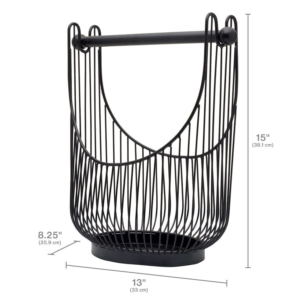 Spindle Countertop Storage Organizer - Wooden Kitchen Utensil Holder for Knives, Forks & Spoons - Perfect for Countertop, Pantry & Dining Room Organization