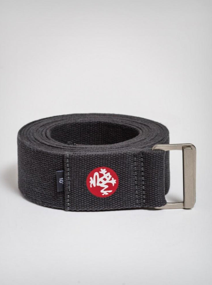 Manduka AligN Yoga Strap 244cm (8ft) - Premium Yoga Accessory for Stretching, Flexibility & Alignment - Perfect for Yoga, Pilates & Home Workouts