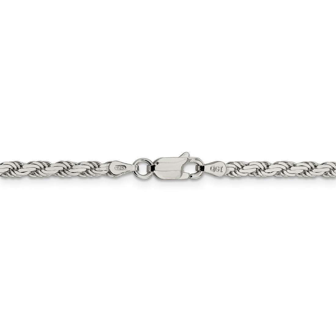 Premium Sterling Silver Polished Solid Flat Rope Chain Necklace & Bracelet Set - Perfect for Everyday Wear, Gifts & Special Occasions