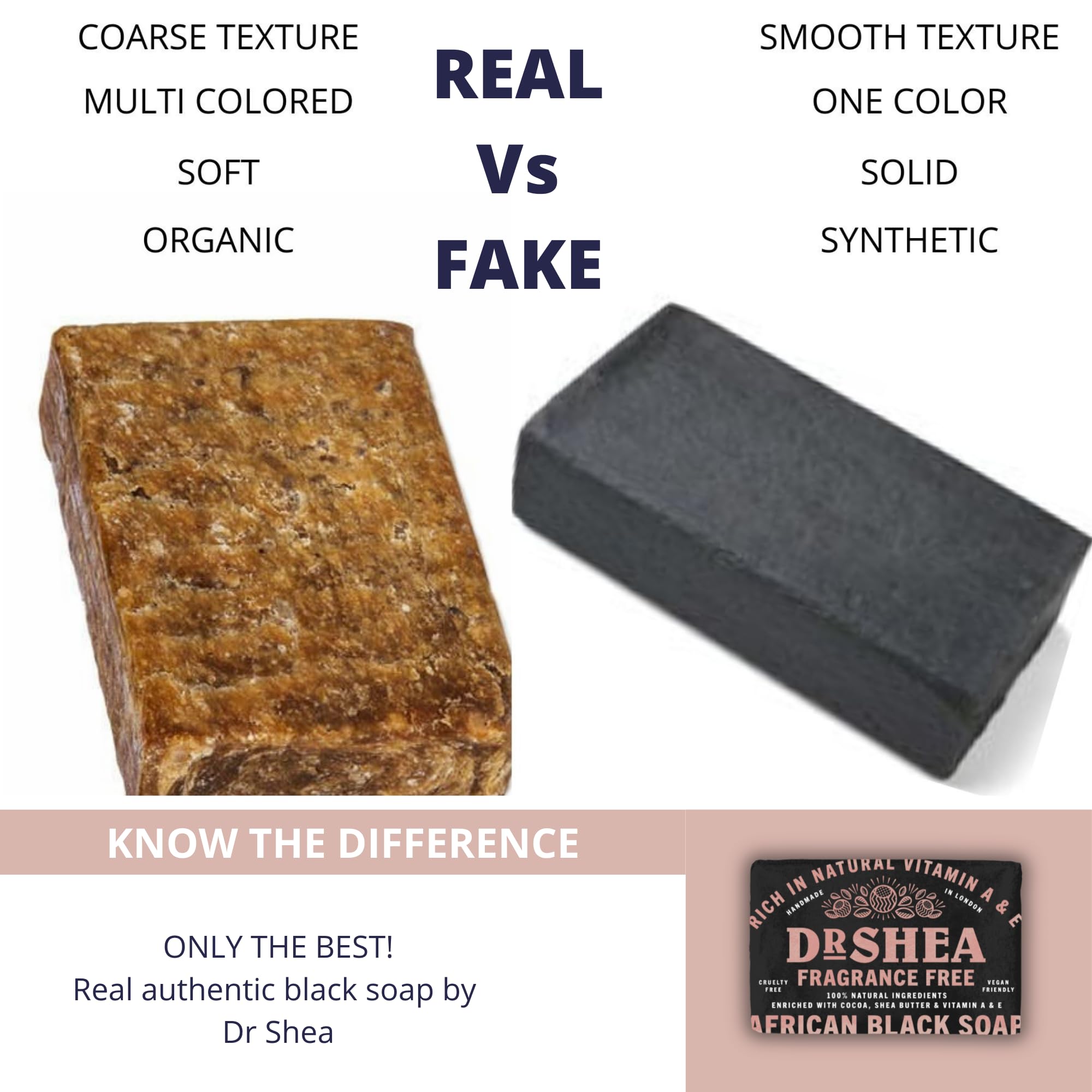 Organic African Black Soap 100g X2 Pack - Natural Body Wash & Hand Soap for Eczema, Dry Skin & Psoriasis | Scar Removal & Facial Cleanser | Raw Authentic Ghanaian Soap | Perfect for Sensitive Skin Care & Daily Moisturizing Routine