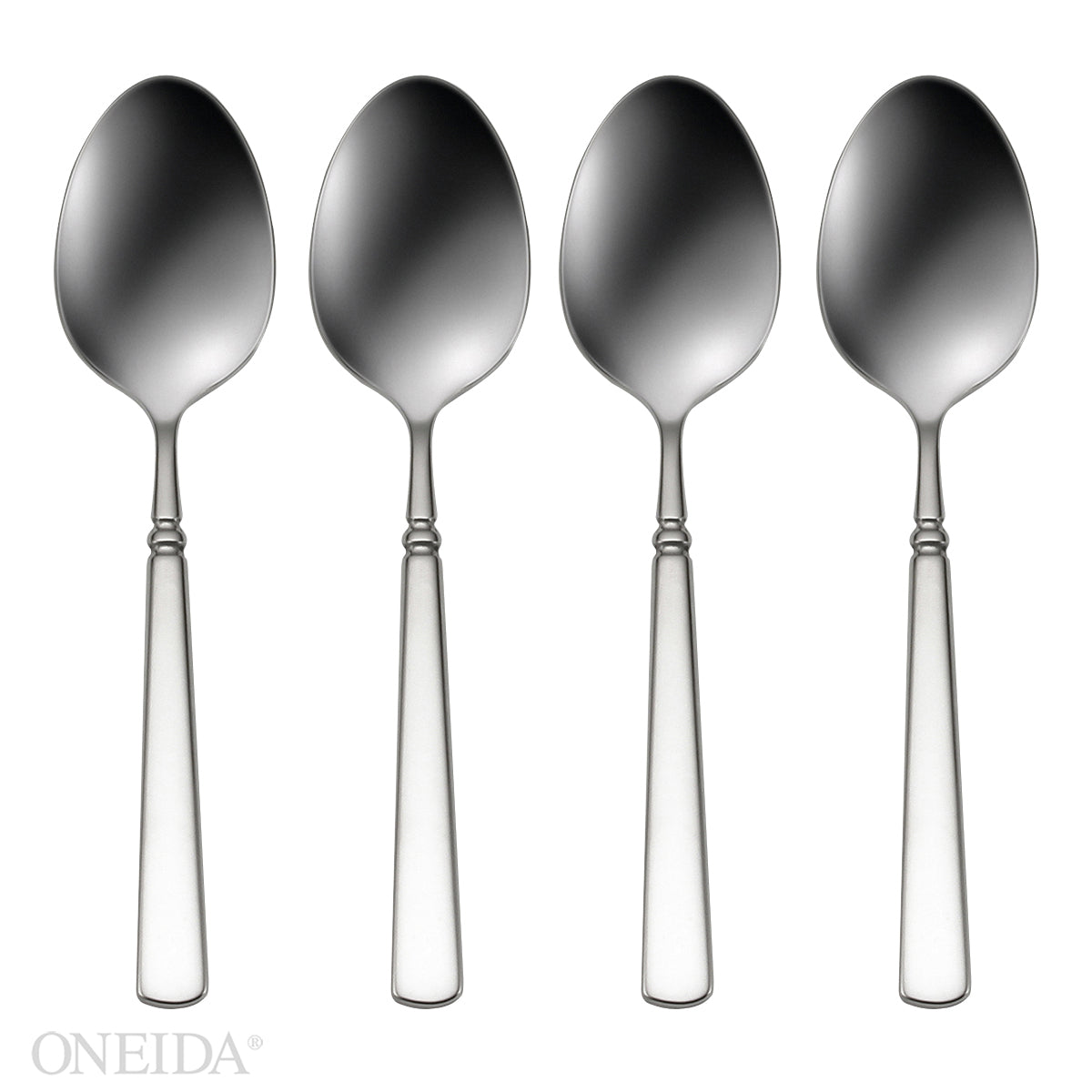 Premium Easton Stainless Steel Dinner Spoons - Set of 4 for Everyday Dining, Restaurant Use & Dinner Parties