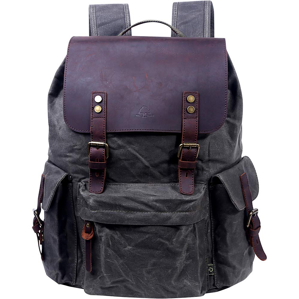TSD Brand Stone Creek Backpack Olive - Durable Hiking Backpack for Outdoor Adventures, Travel & School - Water-Resistant & Lightweight Daypack for Men & Women