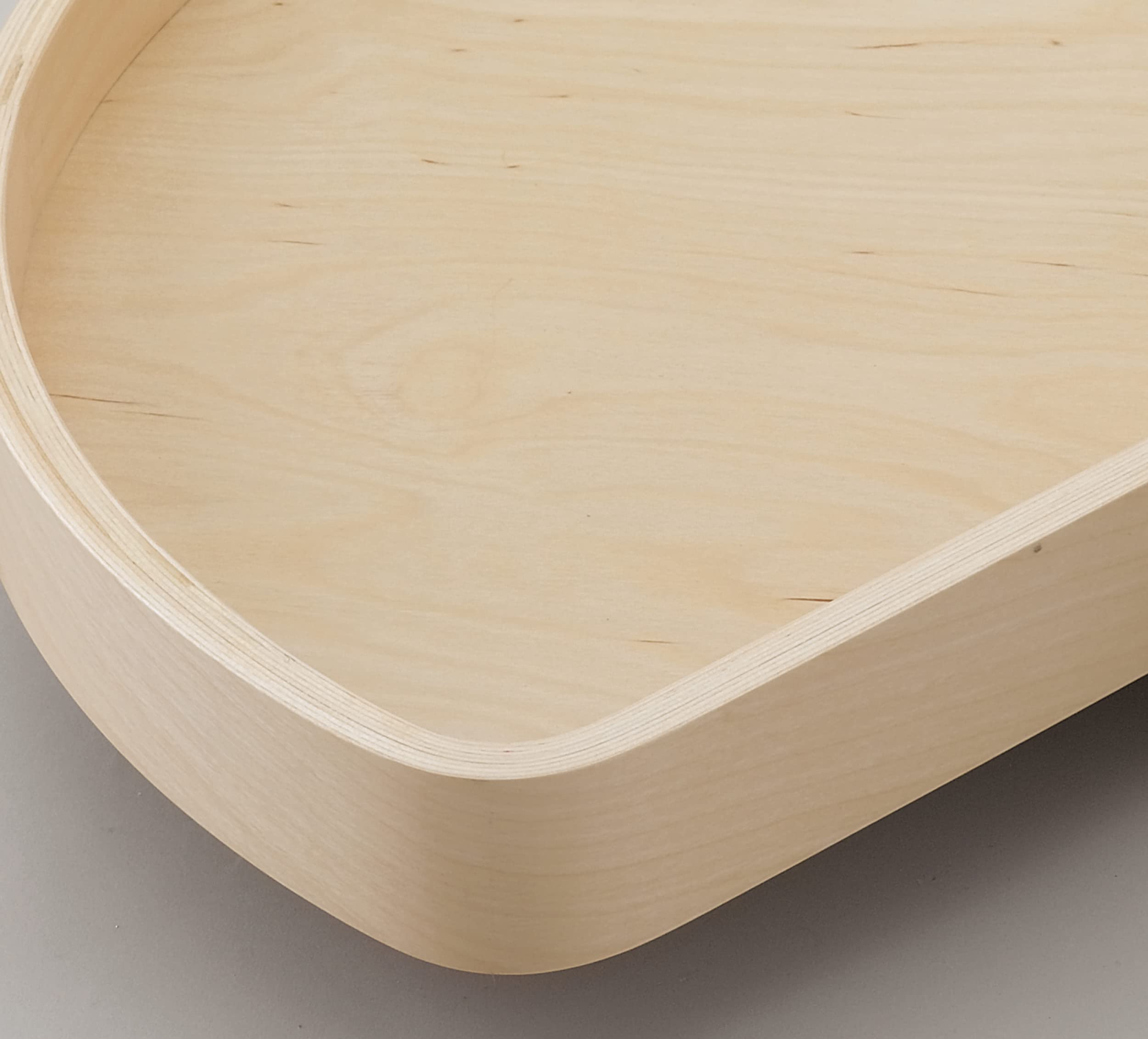 Rev-A-Shelf 20-Inch D-Shape Lazy Susan Turntable - 2-Tier Spinning Shelf Organizer for Kitchen Cabinet, Pantry & Bathroom Storage (Natural Wood Finish) - Perfect for Spice Racks, Baking Supplies & Toiletries Organization