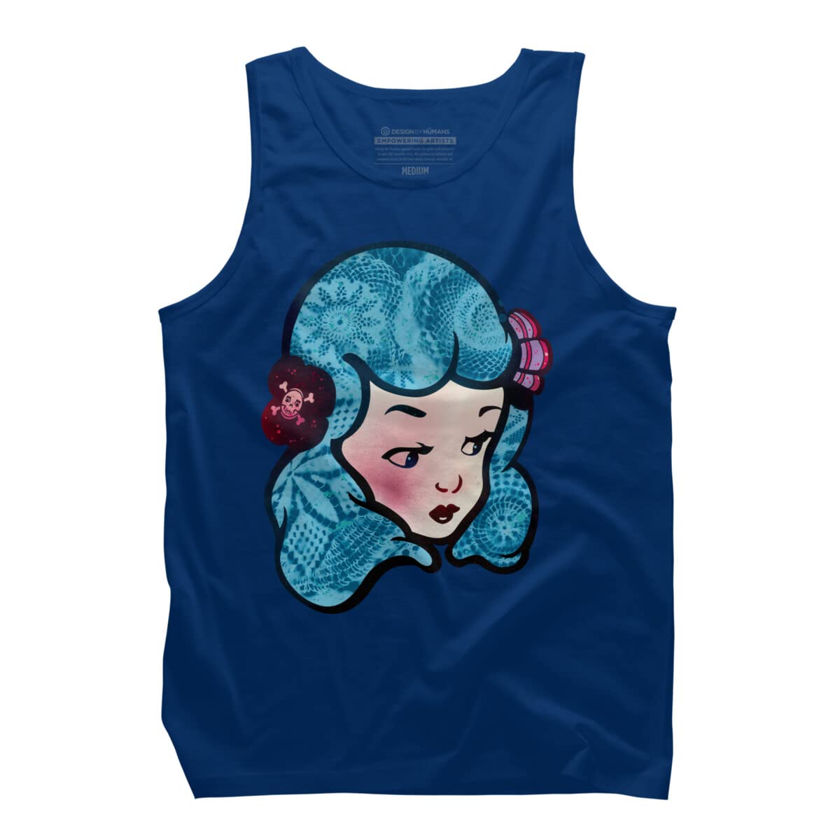Deadly Beauty by BeeryMethod Men's Graphic Tank Top - Soft Cotton Muscle Tee for Gym, Streetwear & Summer Outfits