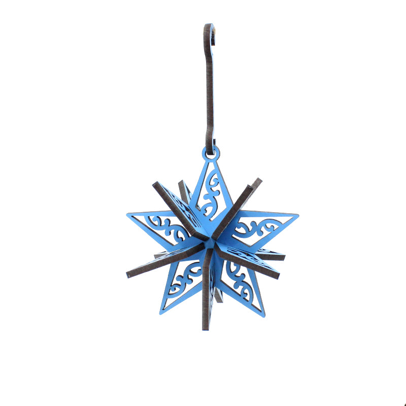 Flatpack Matariki Star - DIY Wooden Star Decoration for Home & Christmas Tree | Easy Assembly, Eco-Friendly Craft Kit for Holidays & Cultural Celebrations