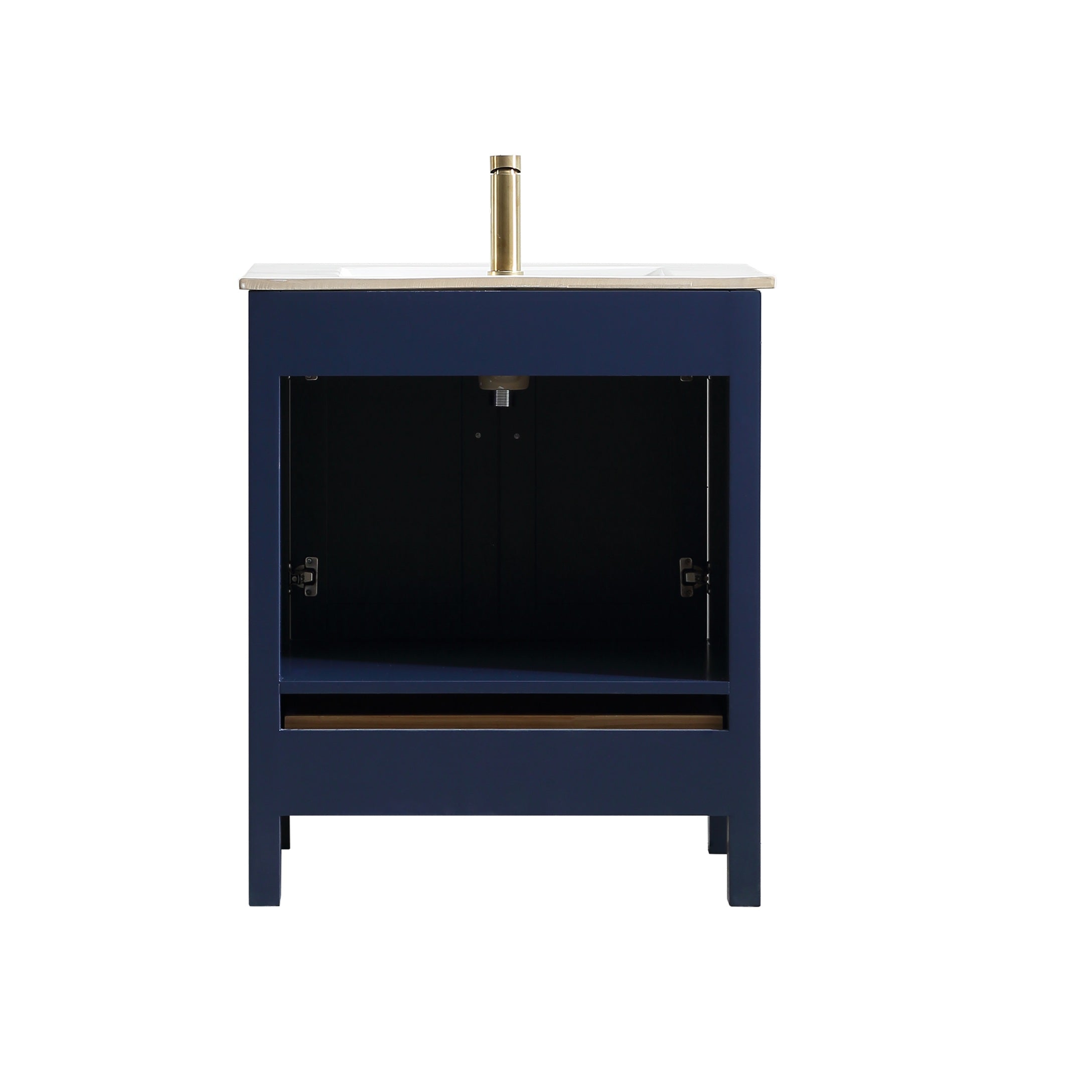 Modern Navy Blue Floor Standing Bathroom Vanity 24x18 - Contemporary Design for Elegant Bathrooms | Perfect for Master Bath, Guest Bath & Powder Room (Pre-Order Now, ETA: June 2025)