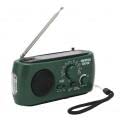 Portable Emergency Hand Crank Radio with AM/FM/SW/NOAA Weather Bands, Solar Power & LED Flashlight - Perfect for Outdoor Camping, Hiking, and Emergency Preparedness
