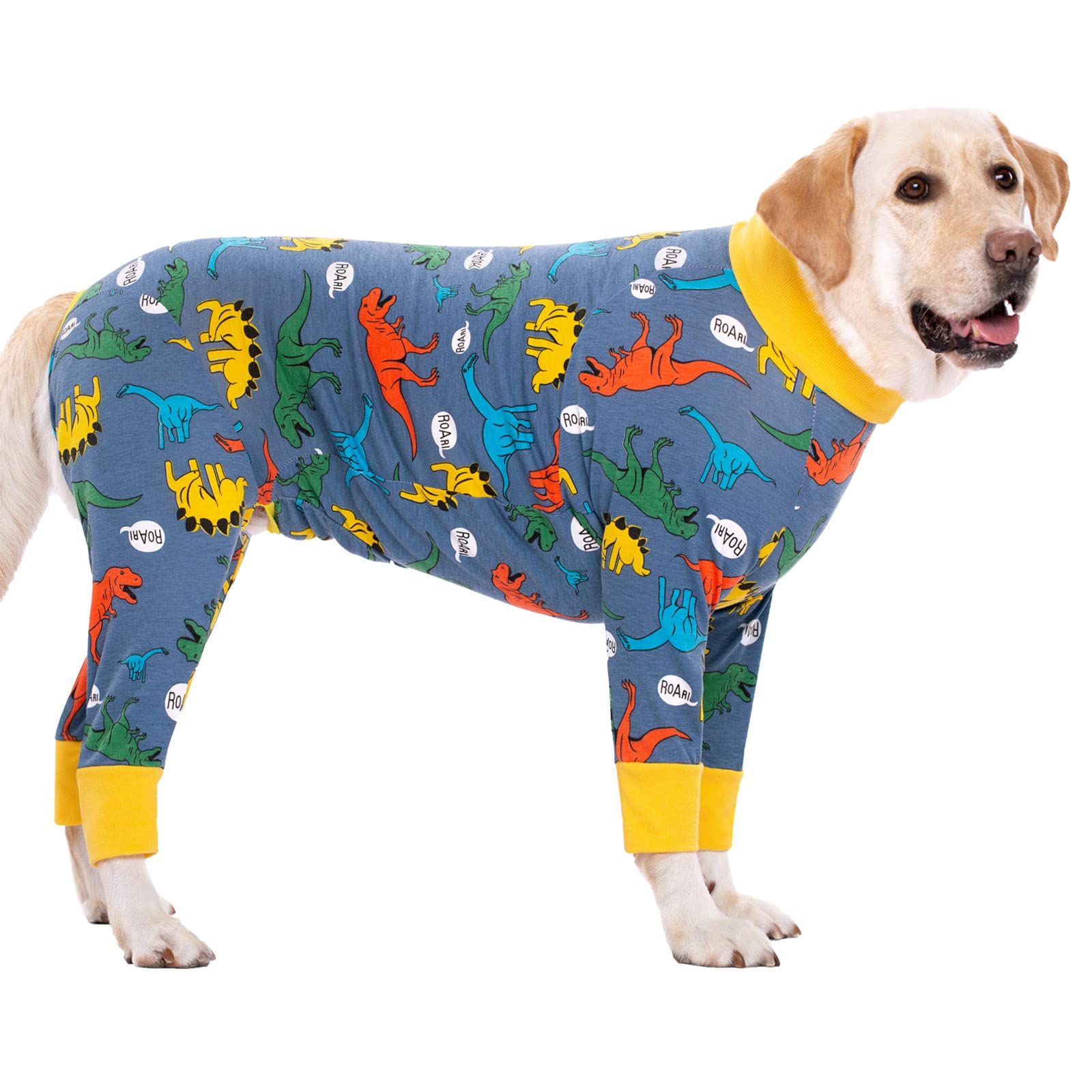 Post-Surgery Dog Recovery Suit for Medium & Large Dogs - Soft Spay/Neuter Onesie to Prevent Licking & Shedding | Alternative to Dog Cone | Ideal for Wound Protection After Surgery, Grooming & Comfort