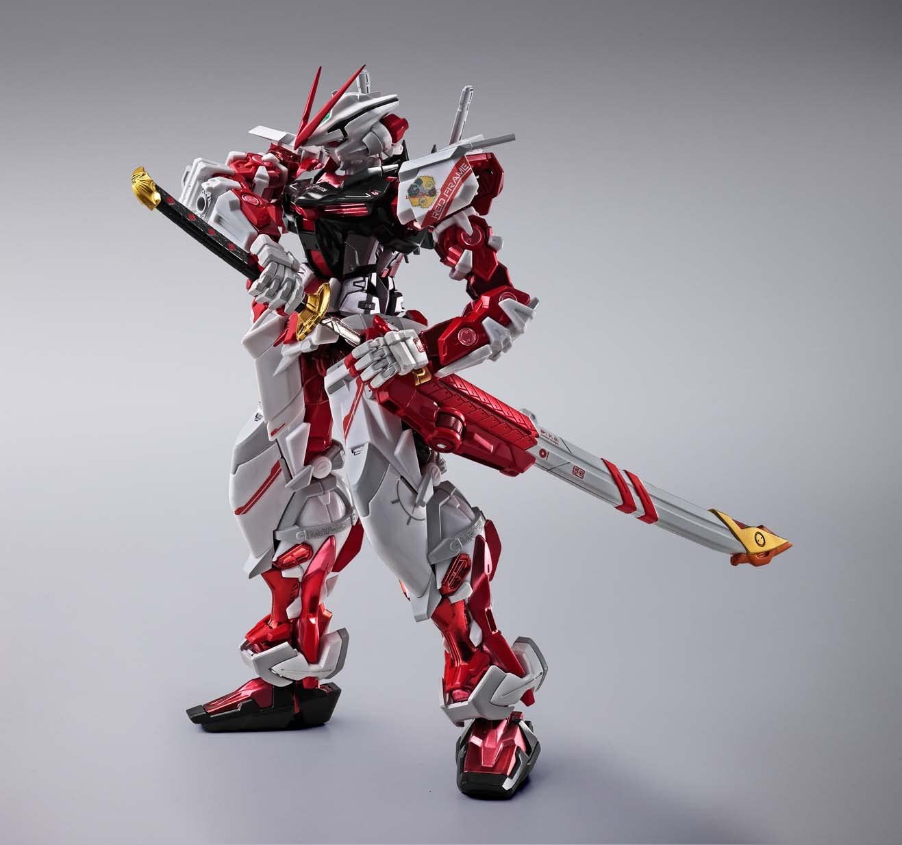 Bandai Metal Build Gundam Seed Astray Red Frame Action Figure - High-Quality Collectible Model Kit for Anime Fans | Perfect for Display, Gifts & Cosplay Scenes