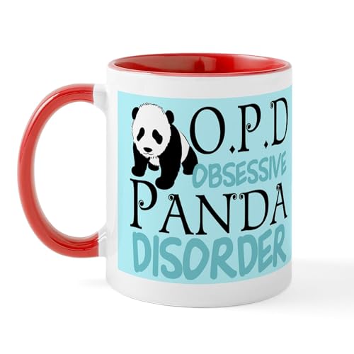 White/Red Inside - Cute Panda Mug