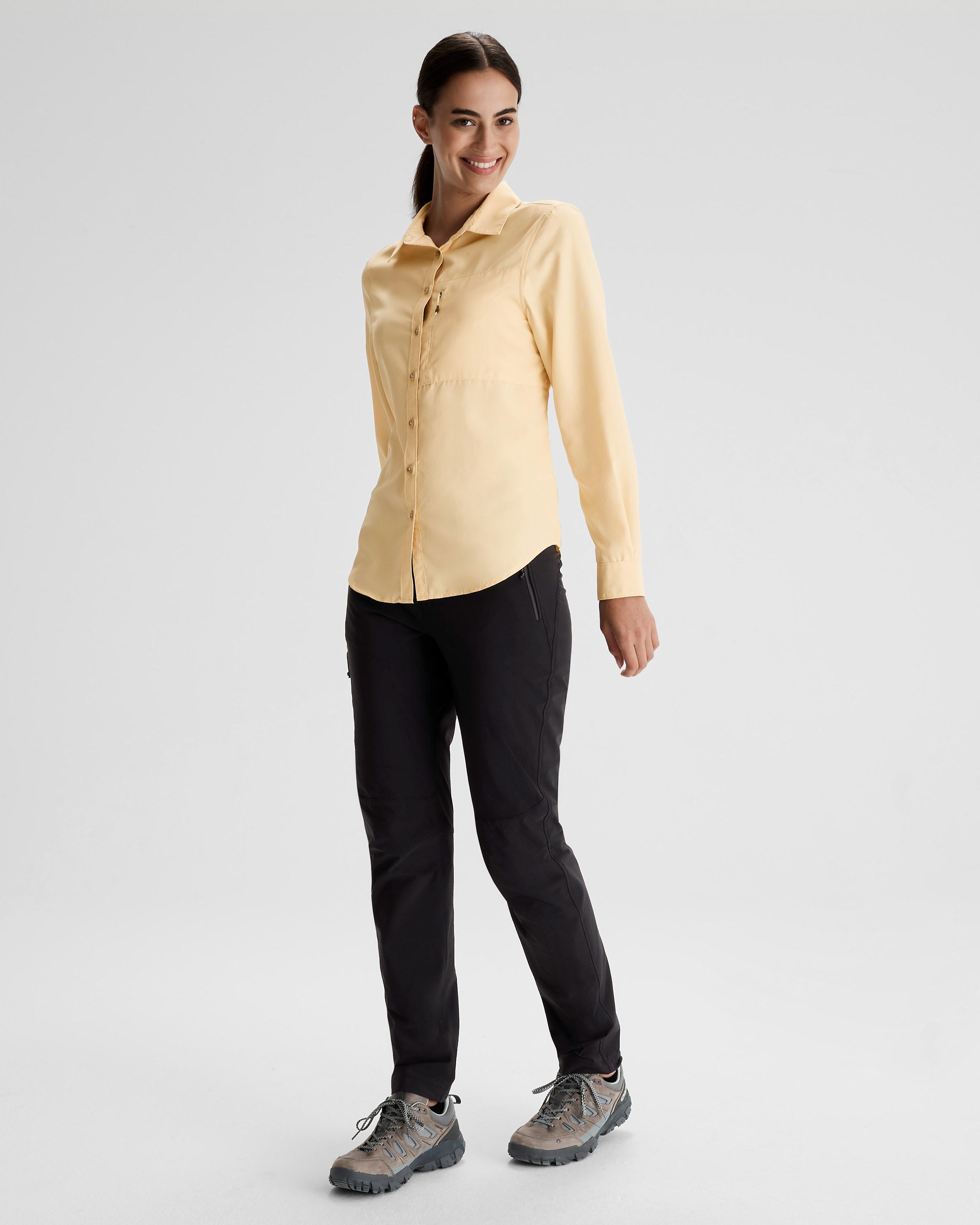 Women's SUN Scout UPF 50+ Long Sleeve Sun Protection Shirt V2 - Lightweight Quick-Dry Hiking & Outdoor Activewear for Beach, Fishing, and Summer Adventures