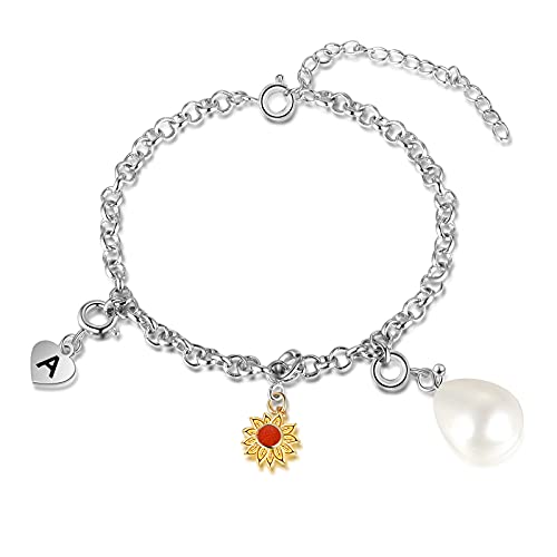 Silver-1 sunflower with pearl