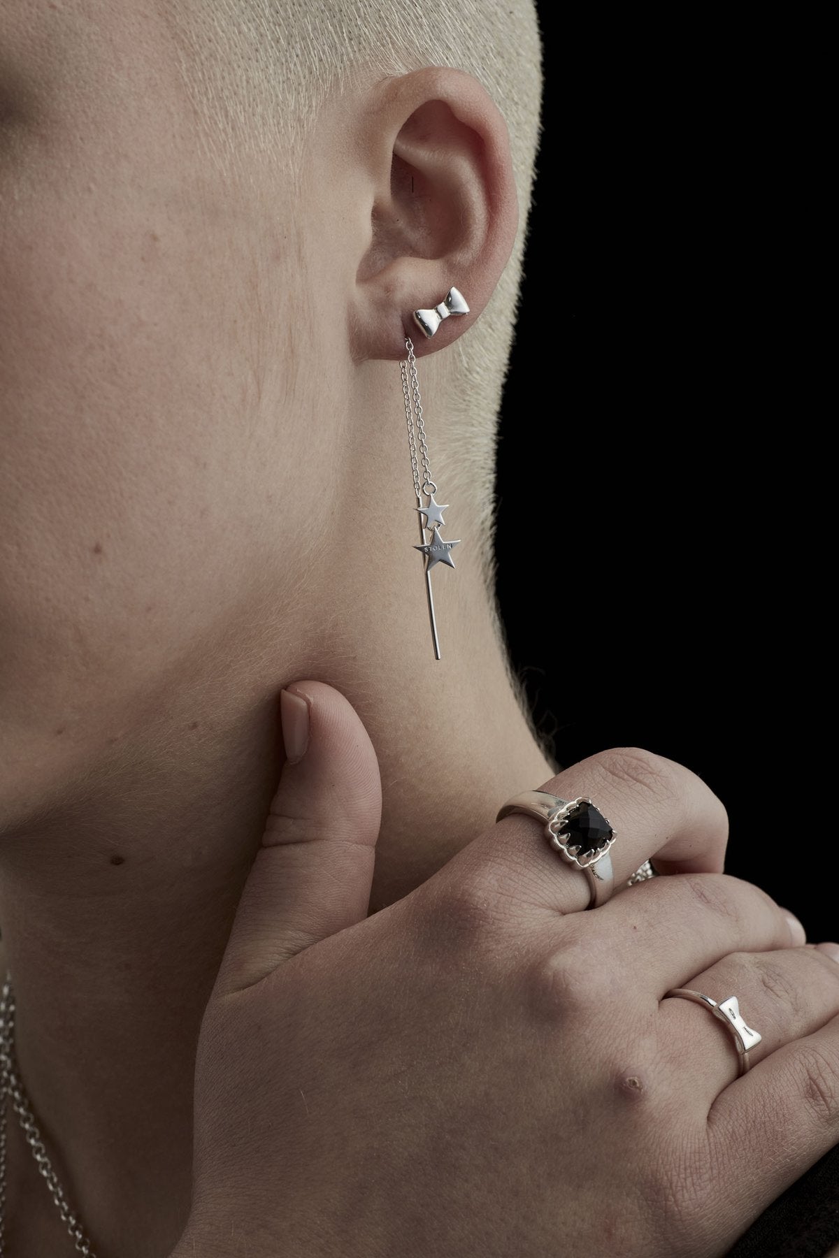 Falling Star Thread Earrings - Dainty Celestial Jewelry for Women | Perfect for Parties, Weddings & Everyday Wear