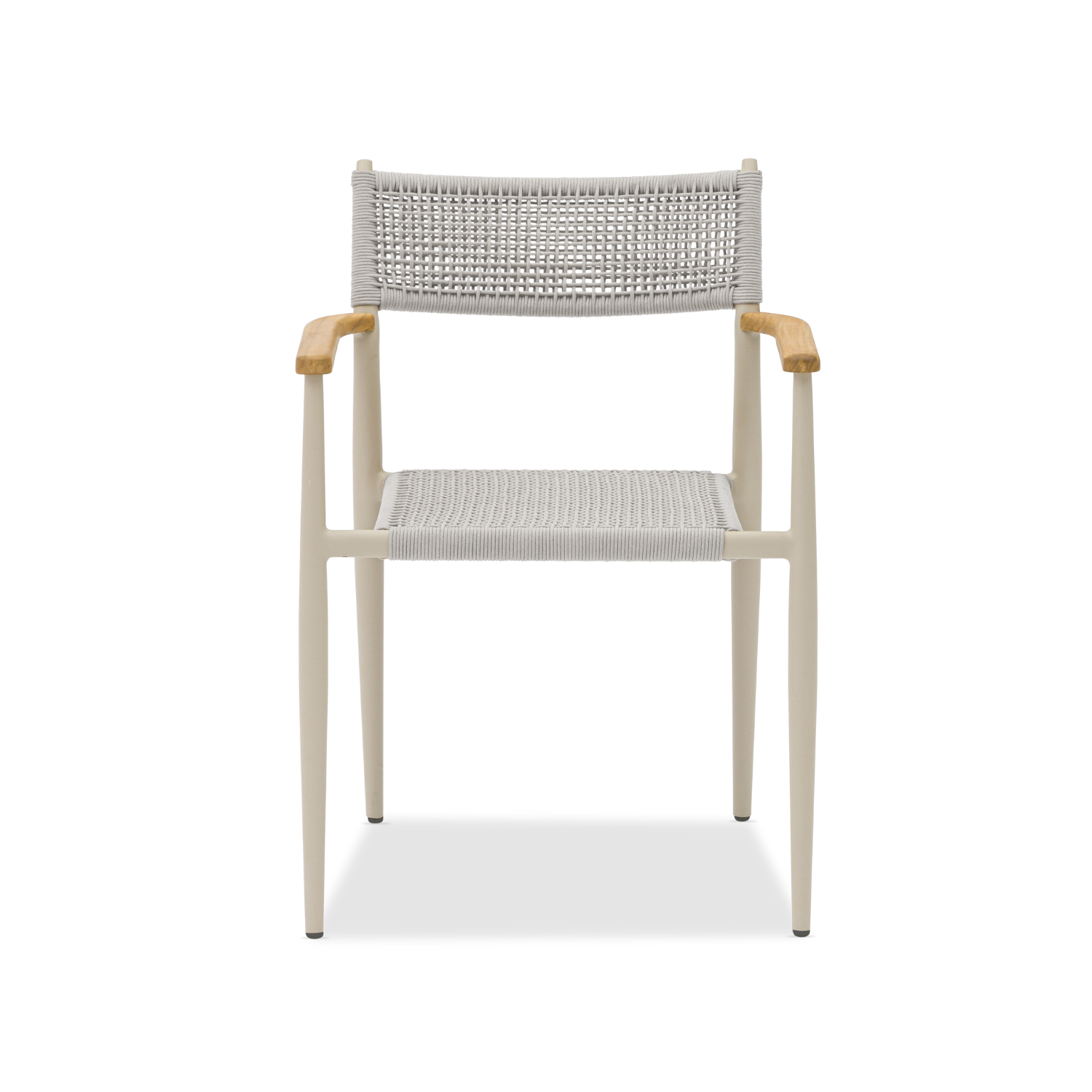 Adelaide Beige Woven Arm Chair - Modern Woven Accent Chair for Living Room, Bedroom, or Office - Comfortable Lounge Chair with Natural Fiber Design