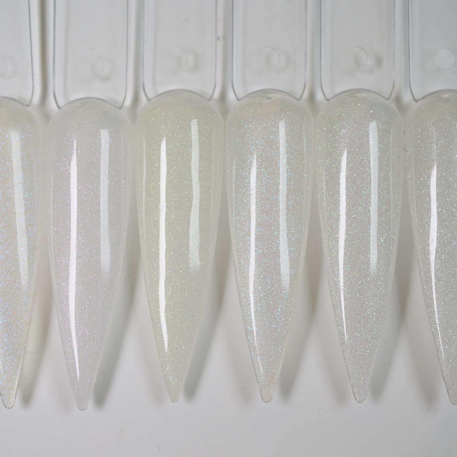 Glow in The Dark Gel Nail Polish Set - 6 Semi-Transparent Colors with Sparkling Glitter Top Coat | Long-Lasting UV/LED Nail Art for Parties, Halloween & Night Events