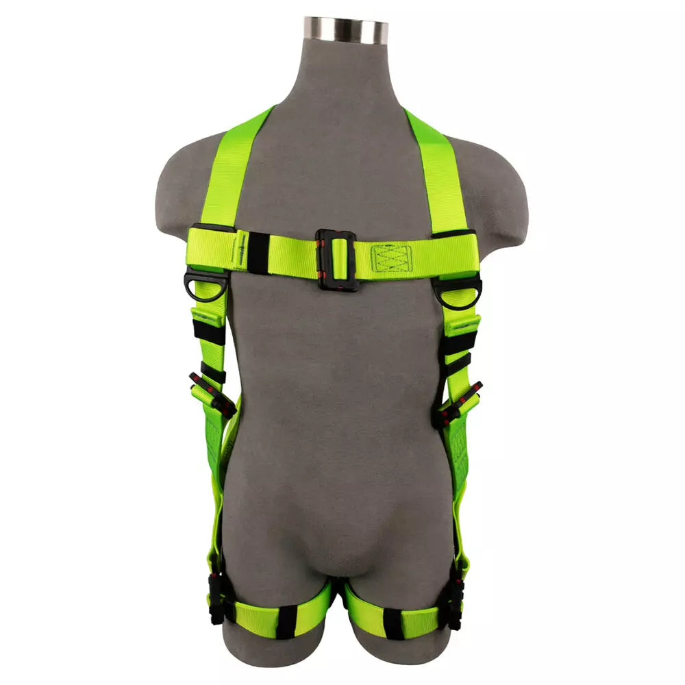 Arc Flash Full Body Harness with Soft Loop - 1D Safety Harness for DE MB Torso, DE MB Chest & DE QC Legs - Ideal for Electrical Work & Industrial Safety