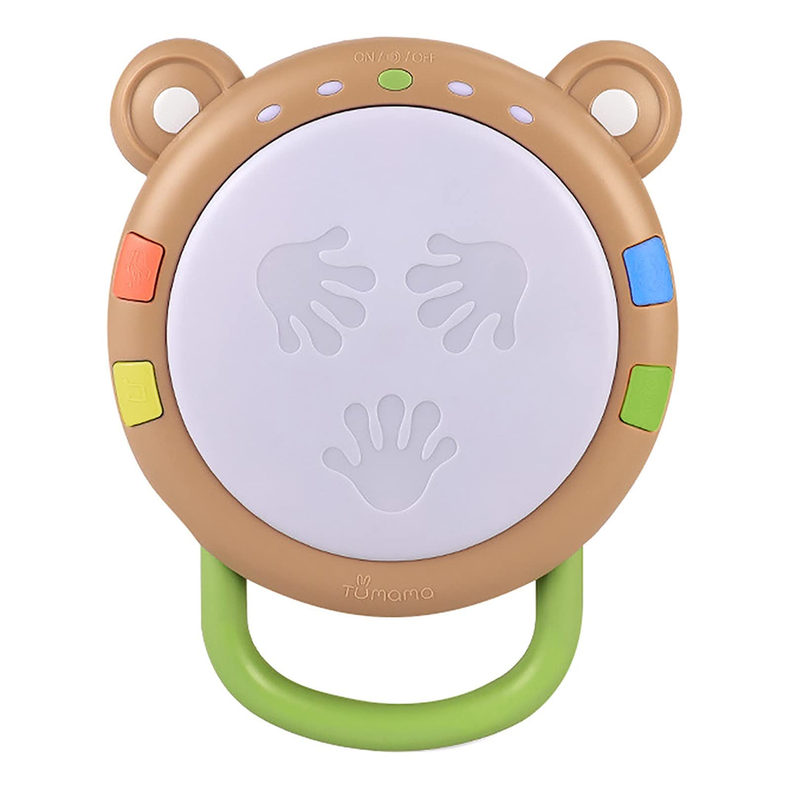 PINGPING Baby Musical Toy Set - Educational Drum & Clap Board with Magnets for Toddlers 1-3 Years | Early Learning Gift for Boys & Girls | Perfect for Sensory Play, Motor Skills Development & Interactive Fun