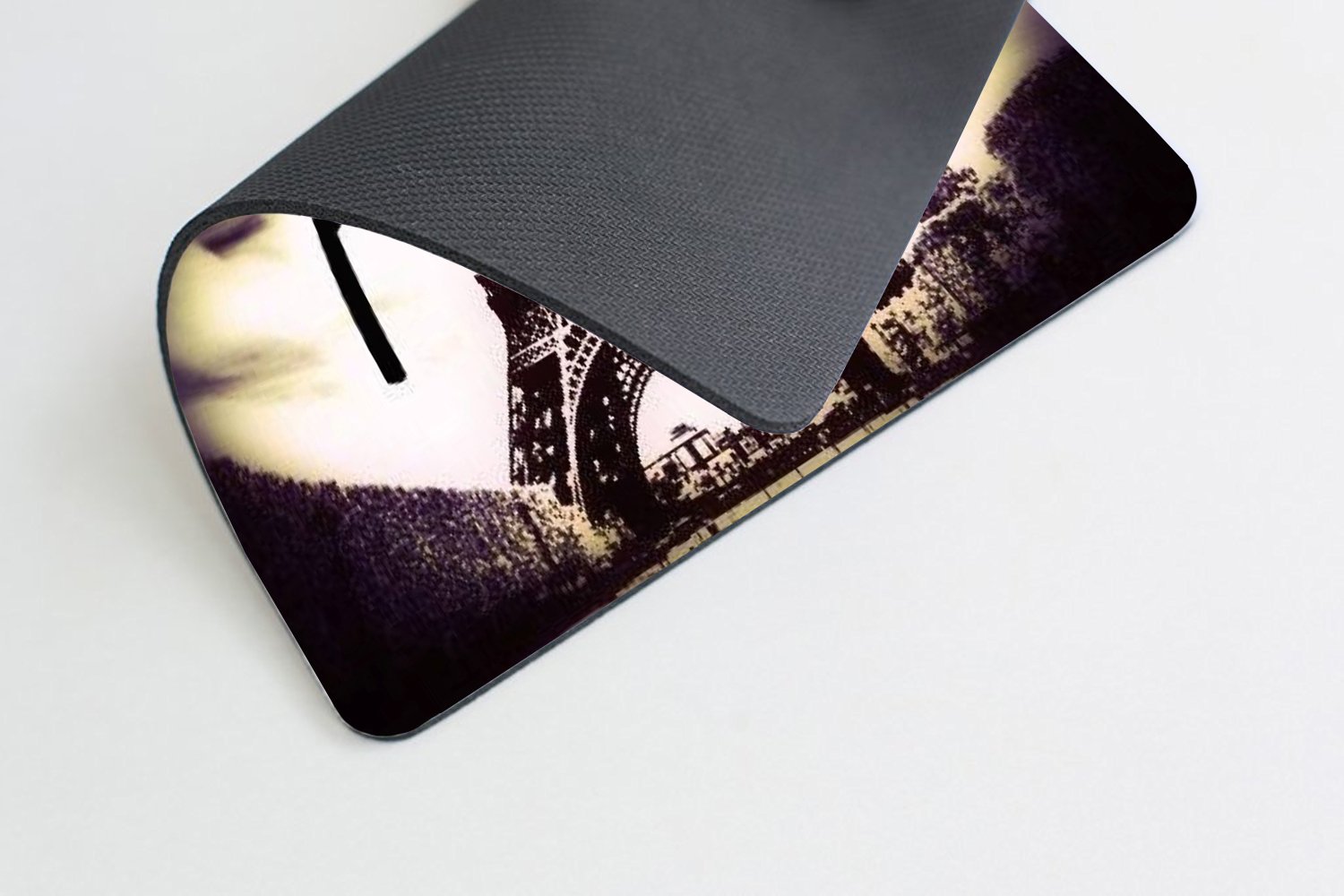 Eiffel Tower Love Paris Rectangle Mouse Pad - Non-Slip Gaming Mouse Mat for PC, Laptop, Office & Home Use - Perfect Gift for Paris Lovers & Gamers