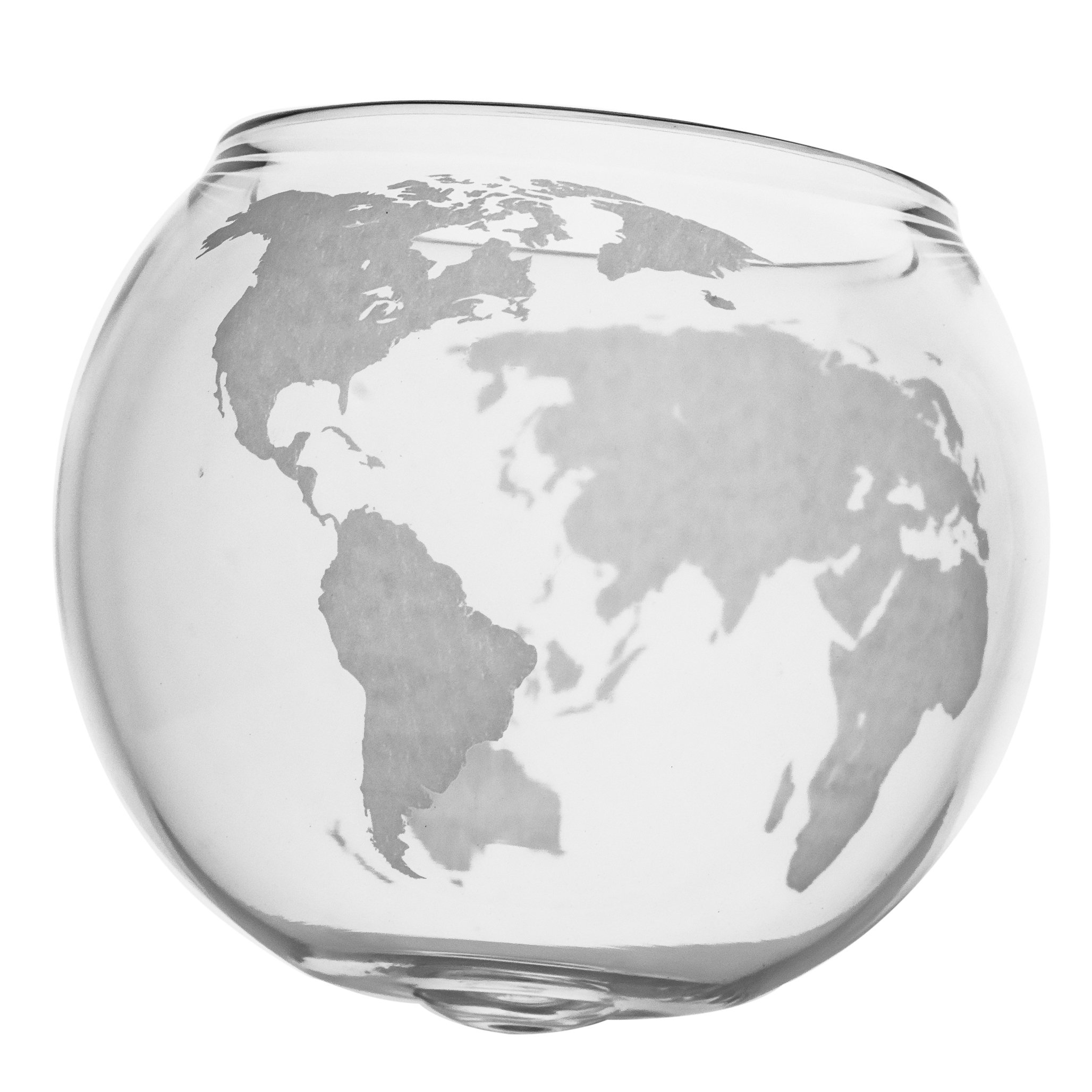 Etched Globe Whiskey Glasses Set of 8 - 10oz Rocks Glasses for Bourbon, Scotch, Rum & Tequila - Unique Old Fashioned Cocktail Glasses - Perfect Whiskey Gift Set & Bar Decor for Home, Parties & Gifts