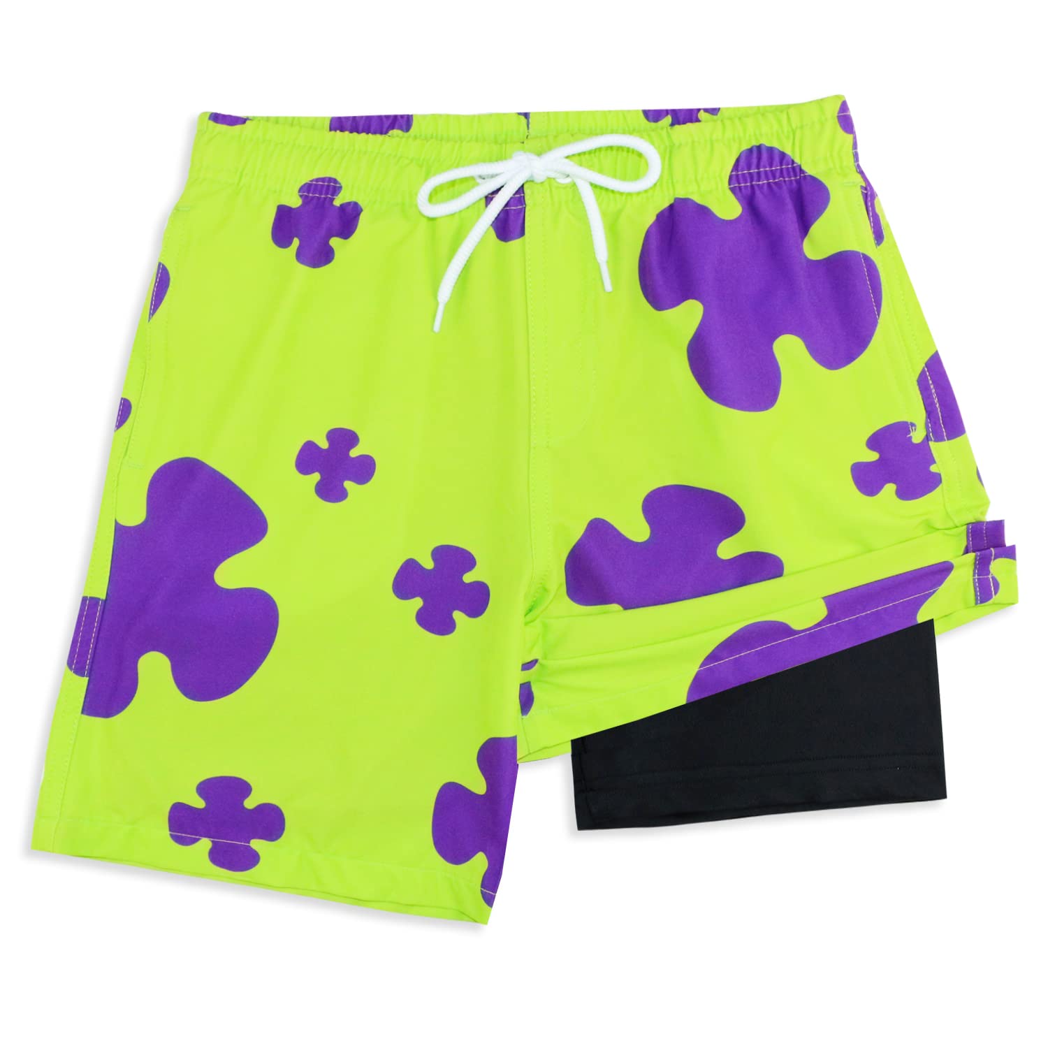 Upgraded Boys Swim Trunks with Compression Liner & Rash Guard Set - UPF 50+ Sun Protection for Toddlers - Perfect for Beach, Pool & Summer Water Activities