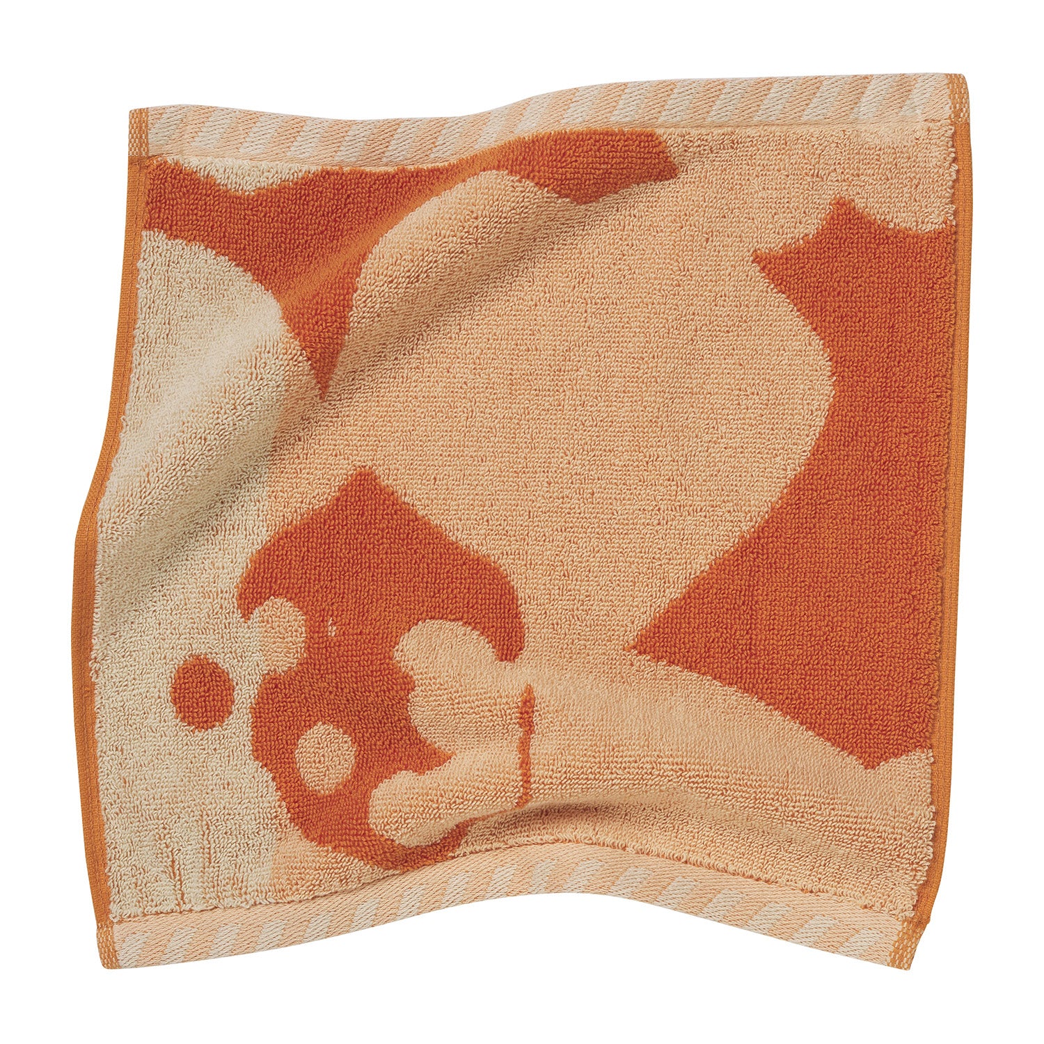 Manning Floral Face Washer - Soft Exfoliating Facial Cleansing Cloth for Sensitive Skin, Persimmon Scent | Gentle Makeup Remover & Daily Skincare Essential for Women & Men