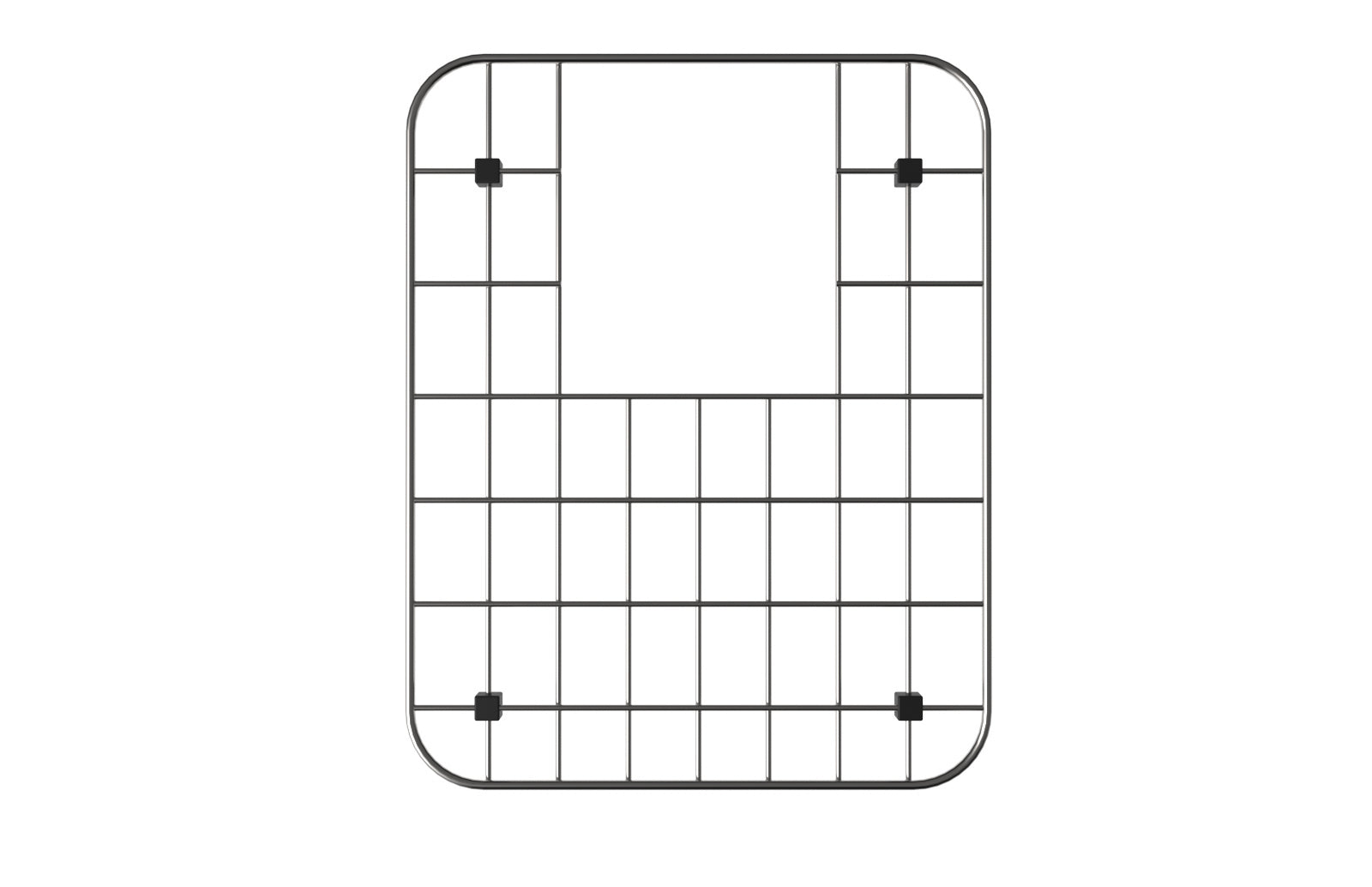 Stainless Steel Sink Grid Drainer - ITAGB01300 - Perfect for Kitchen Sink Organization & Dish Drying